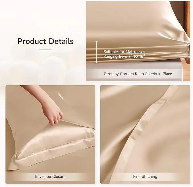 Mulberry Silk Sheet Set valittu